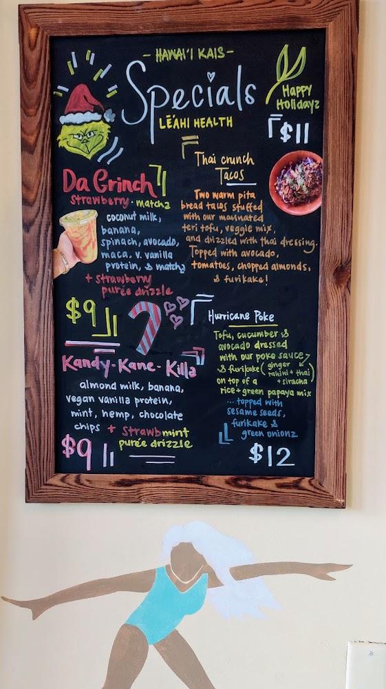 Leahi Health Hawaii Kai Menu image 3